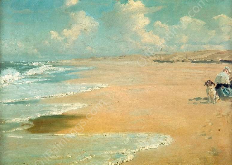 Stenbjerg by Peder Severin Kroyer - Hand-Painted Oil Painting Reproduction