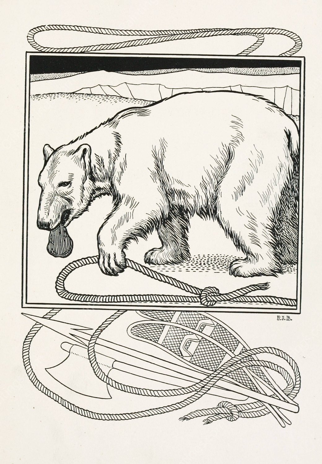 A hundred anecdotes of animals 007  by Percy J. Billinghurst - Hand-Painted Oil Painting Reproduction