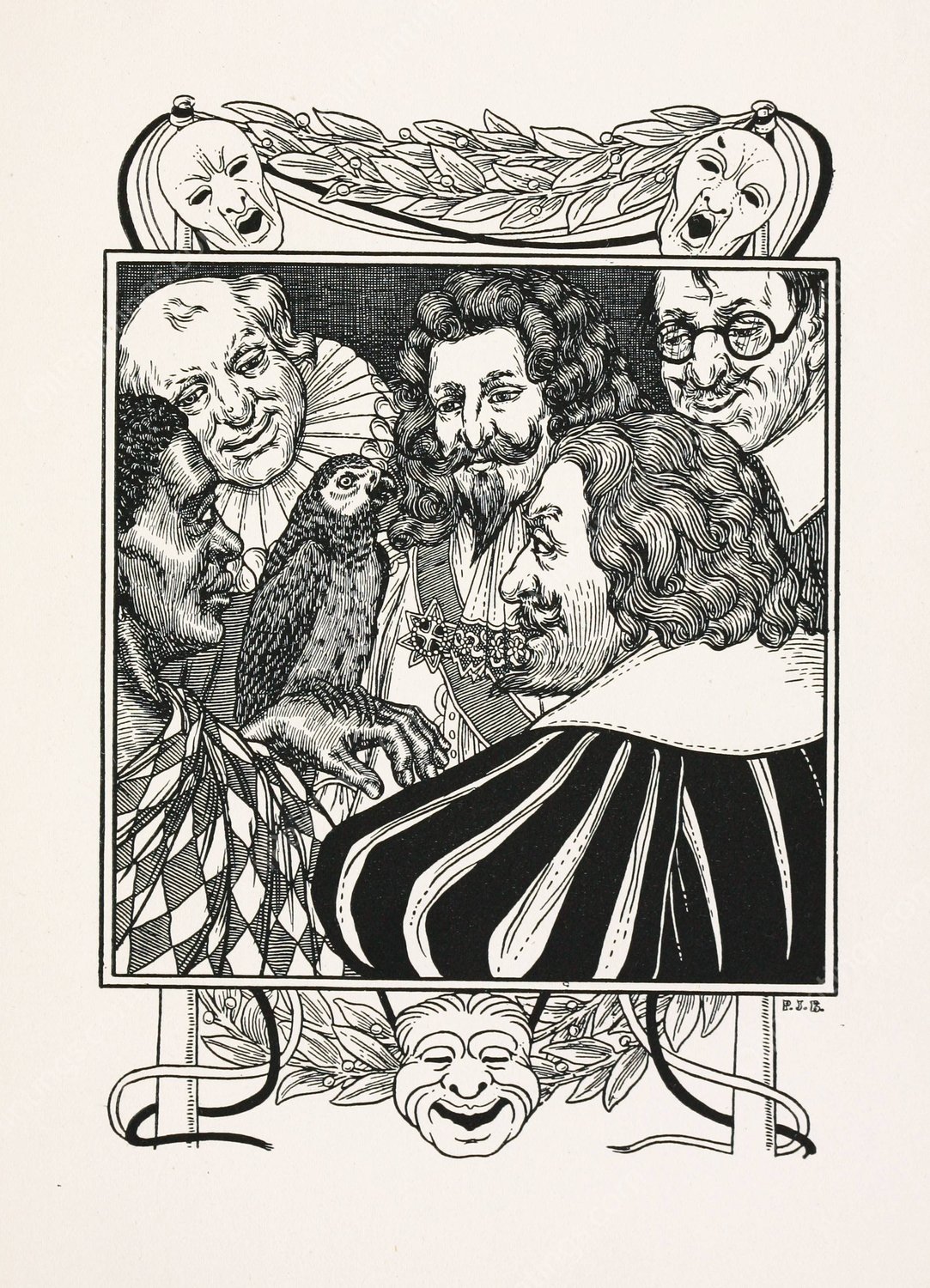 A hundred anecdotes of animals 011  by Percy J. Billinghurst - Hand-Painted Oil Painting Reproduction