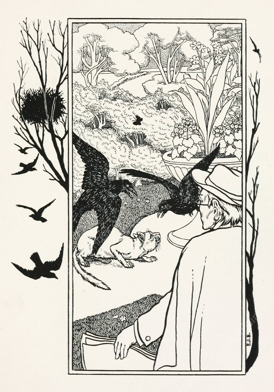 A hundred anecdotes of animals 014  by Percy J. Billinghurst - Hand-Painted Oil Painting Reproduction