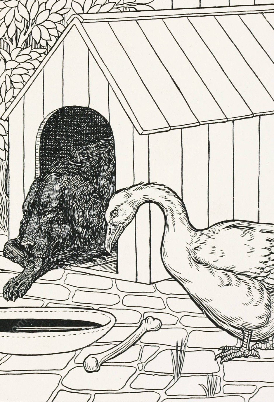 A hundred anecdotes of animals 021  by Percy J. Billinghurst - Hand-Painted Oil Painting Reproduction