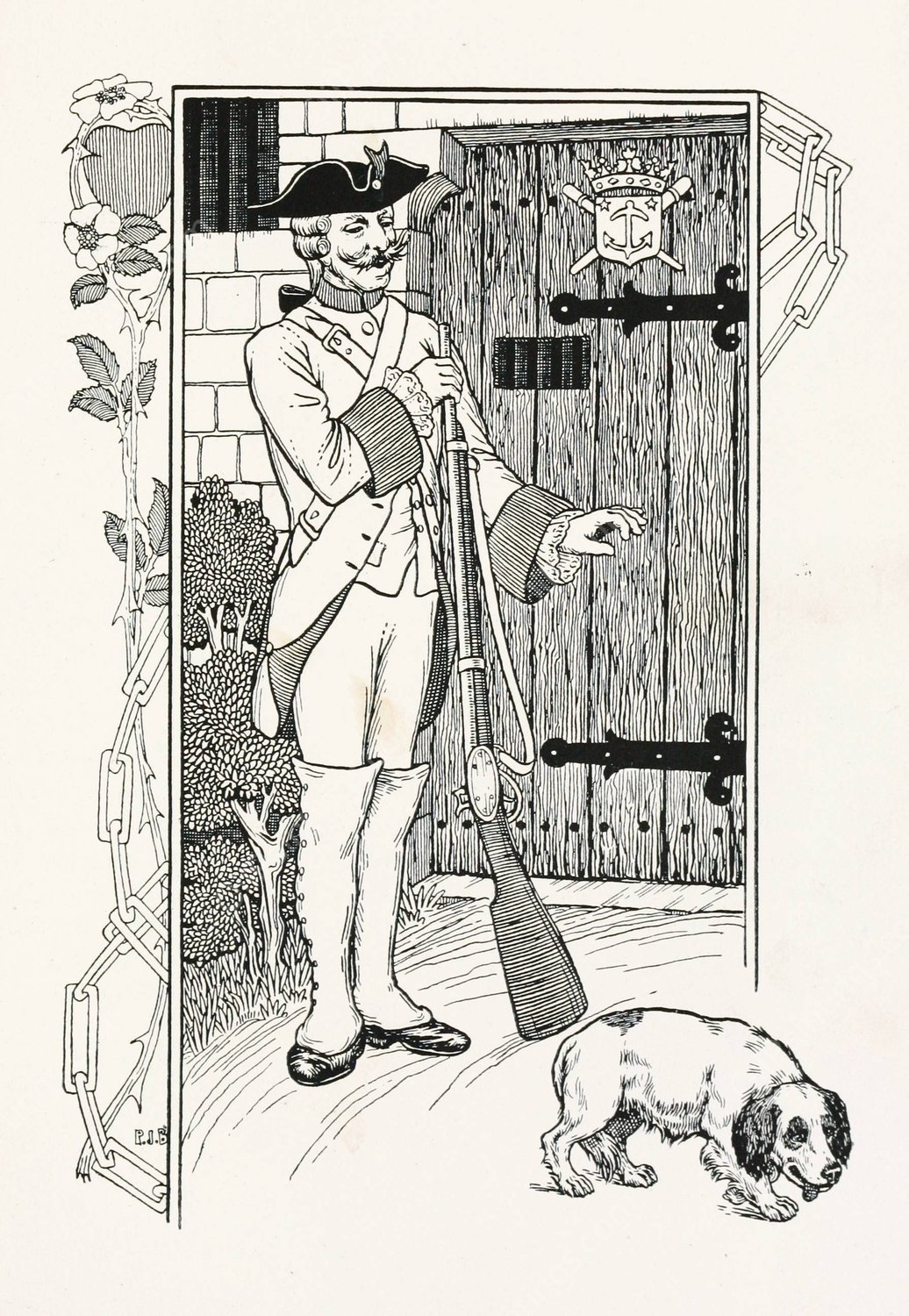 A hundred anecdotes of animals 032  by Percy J. Billinghurst - Hand-Painted Oil Painting Reproduction