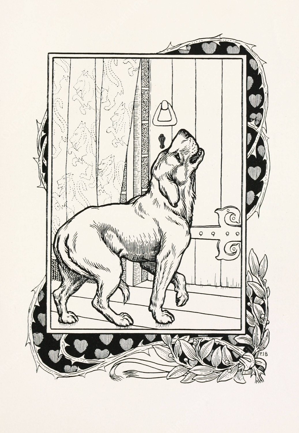 A hundred anecdotes of animals 035  by Percy J. Billinghurst - Hand-Painted Oil Painting Reproduction