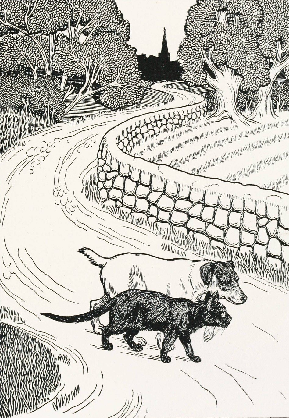 A hundred anecdotes of animals 047  by Percy J. Billinghurst - Hand-Painted Oil Painting Reproduction