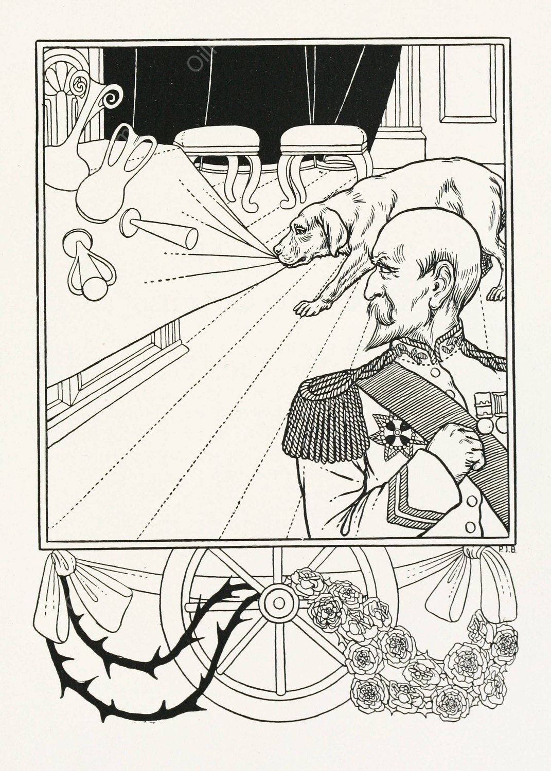 A hundred anecdotes of animals 049  by Percy J. Billinghurst - Hand-Painted Oil Painting Reproduction