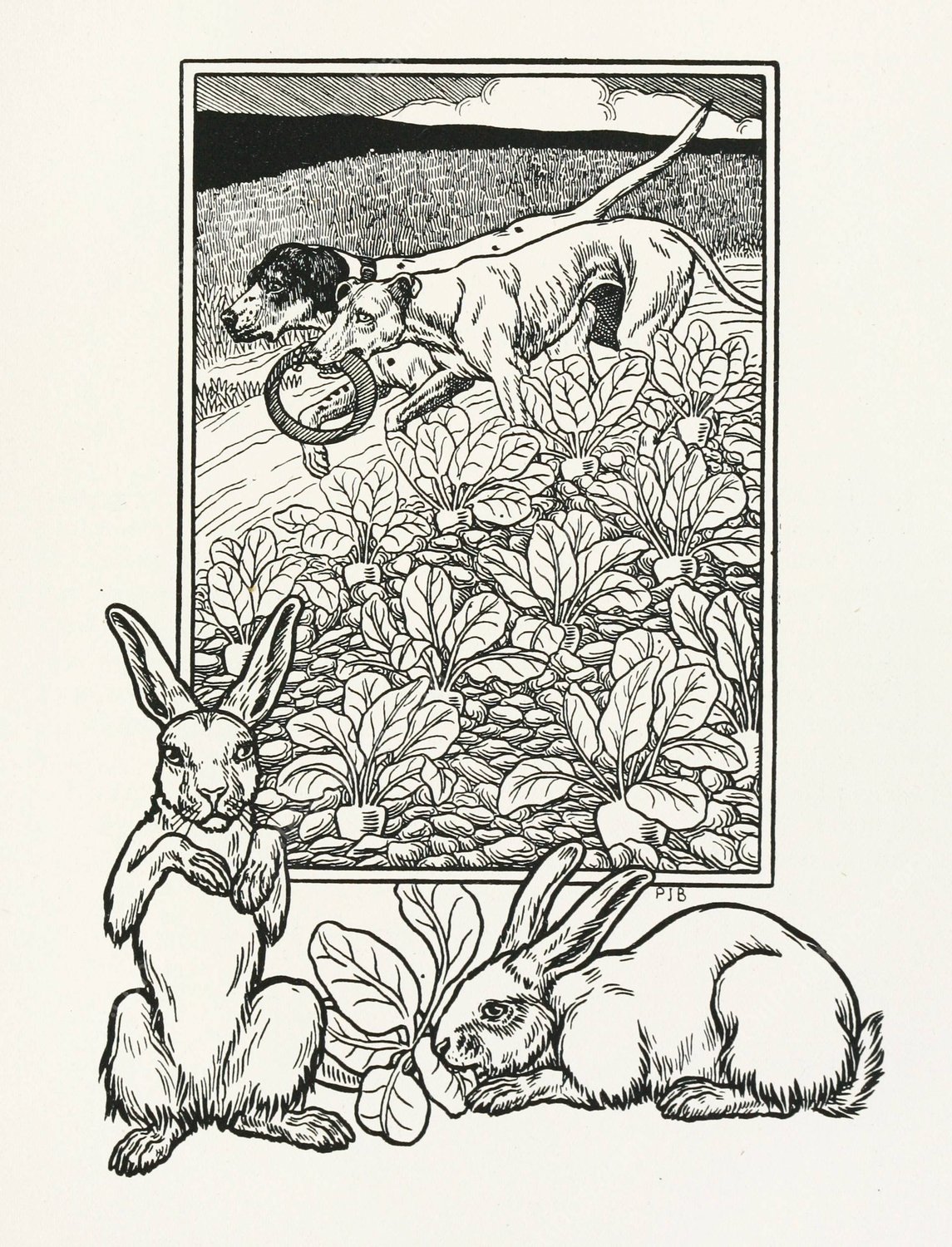 A hundred anecdotes of animals 056  by Percy J. Billinghurst - Hand-Painted Oil Painting Reproduction