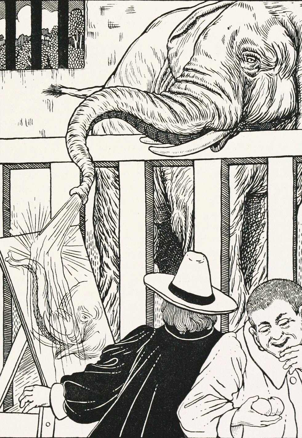 A hundred anecdotes of animals 057  by Percy J. Billinghurst - Hand-Painted Oil Painting Reproduction