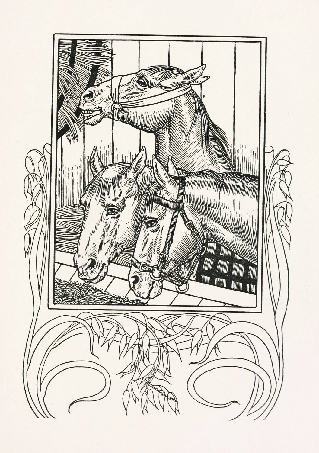 A hundred anecdotes of animals 073  by Percy J. Billinghurst - Hand-Painted Oil Painting Reproduction