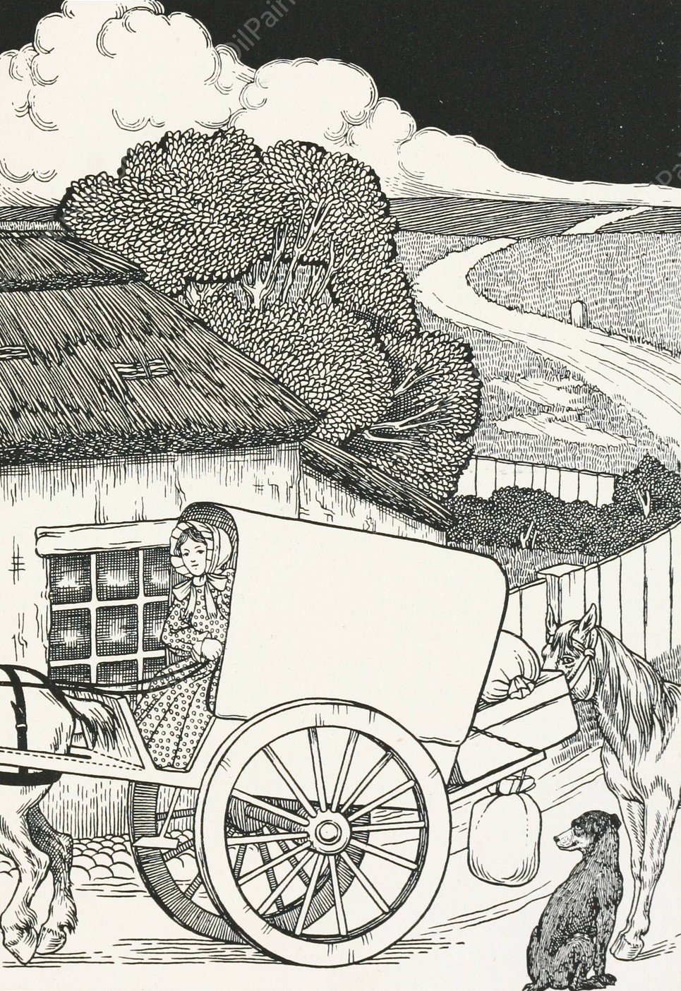 A hundred anecdotes of animals 086  by Percy J. Billinghurst - Hand-Painted Oil Painting Reproduction