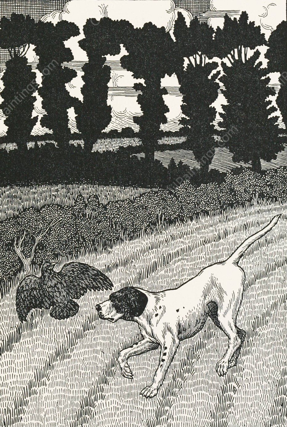 A hundred anecdotes of animals 096  by Percy J. Billinghurst - Hand-Painted Oil Painting Reproduction