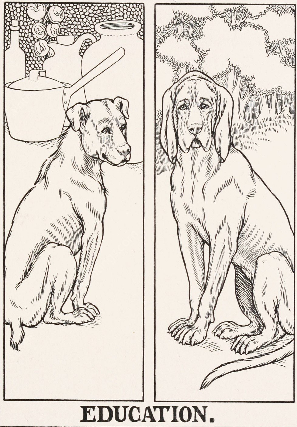 Education  by Percy J. Billinghurst - Hand-Painted Oil Painting Reproduction