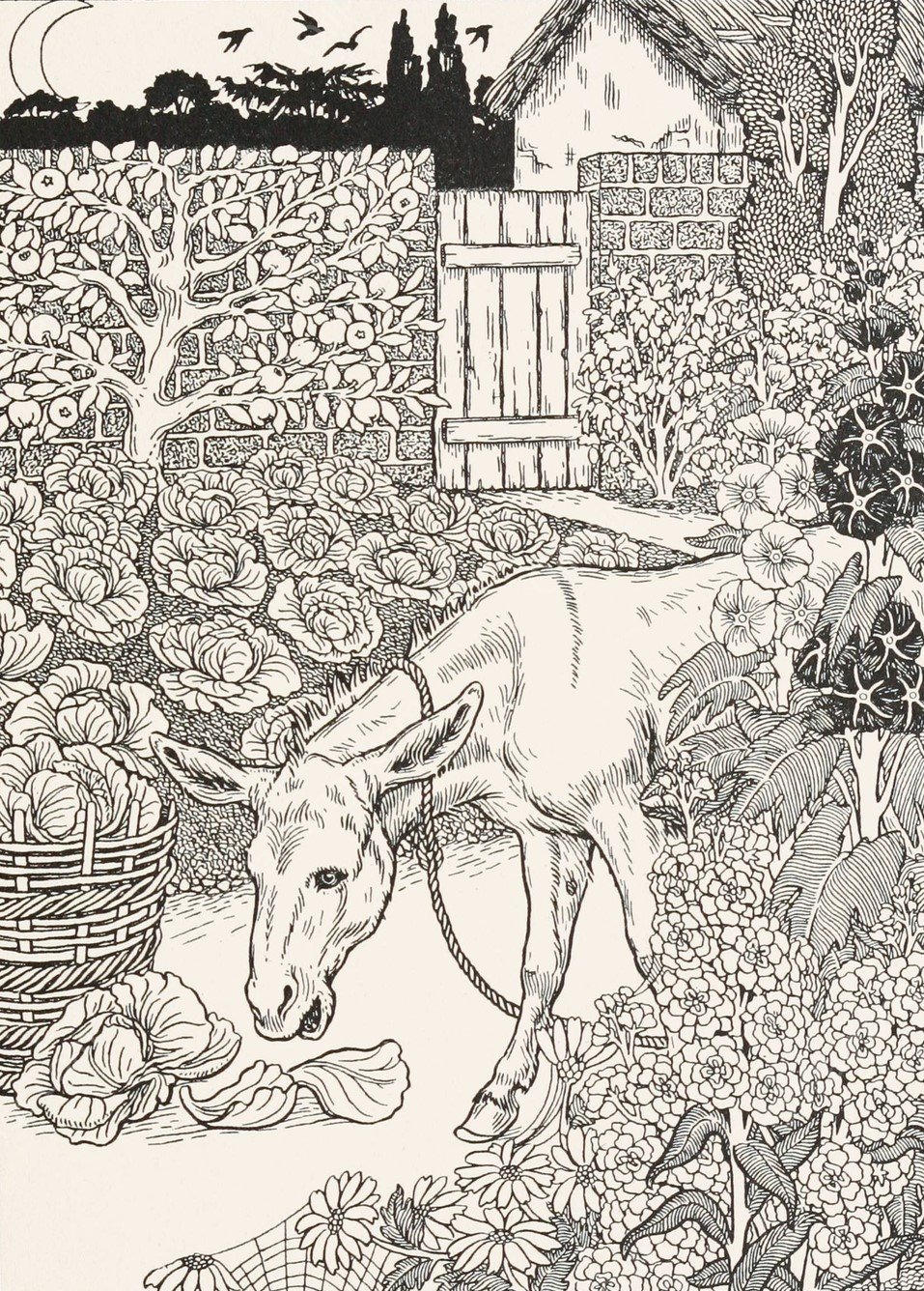 The Ass and his Masters  by Percy J. Billinghurst - Hand-Painted Oil Painting Reproduction