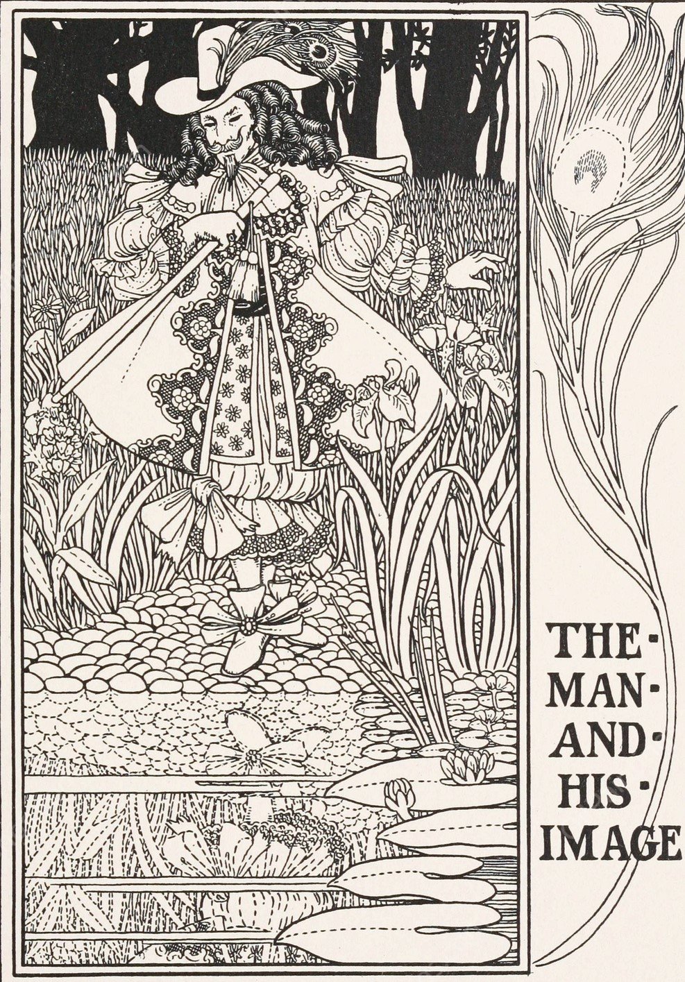 The Man and his Image  by Percy J. Billinghurst - Hand-Painted Oil Painting Reproduction