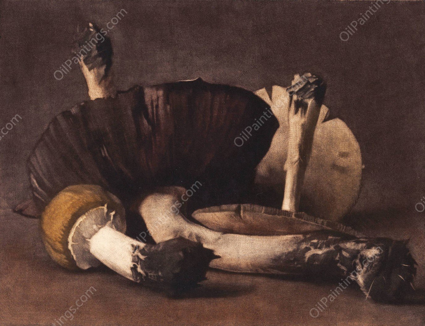 Gul Champignon  by Peter Ilsted - Hand-Painted Oil Painting Reproduction