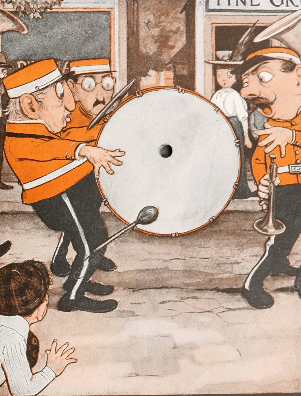 The Hole Book 16  by Peter Newell - Hand-Painted Oil Painting Reproduction