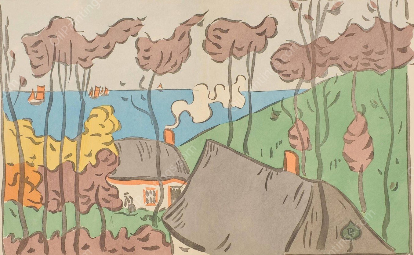 Salon des Cent  by Philibert-Paul Charbonnier - Hand-Painted Oil Painting Reproduction