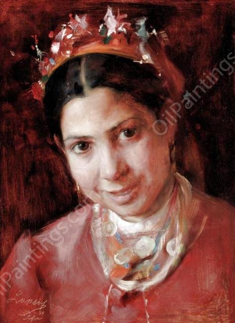 Bulgarian Girl by Philip Alexius De Laszlo - Hand-Painted Oil Painting Reproduction