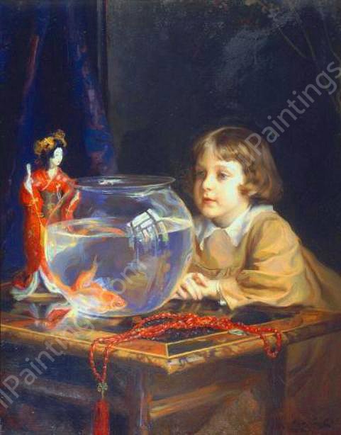 The Son of the Artist by Philip Alexius De Laszlo - Hand-Painted Oil Painting Reproduction