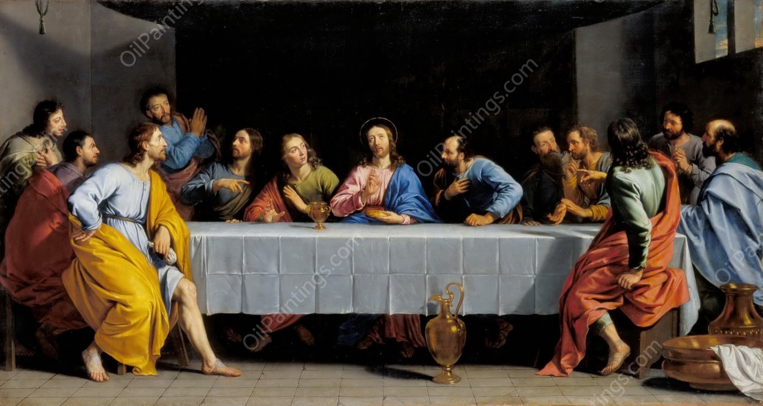 The Last Supper by Philippe De Champaigne - Hand-Painted Oil Painting Reproduction