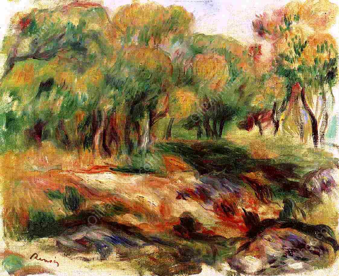 Landscape 25 by Pierre-Auguste Renoir - Hand-Painted Oil Painting Reproduction
