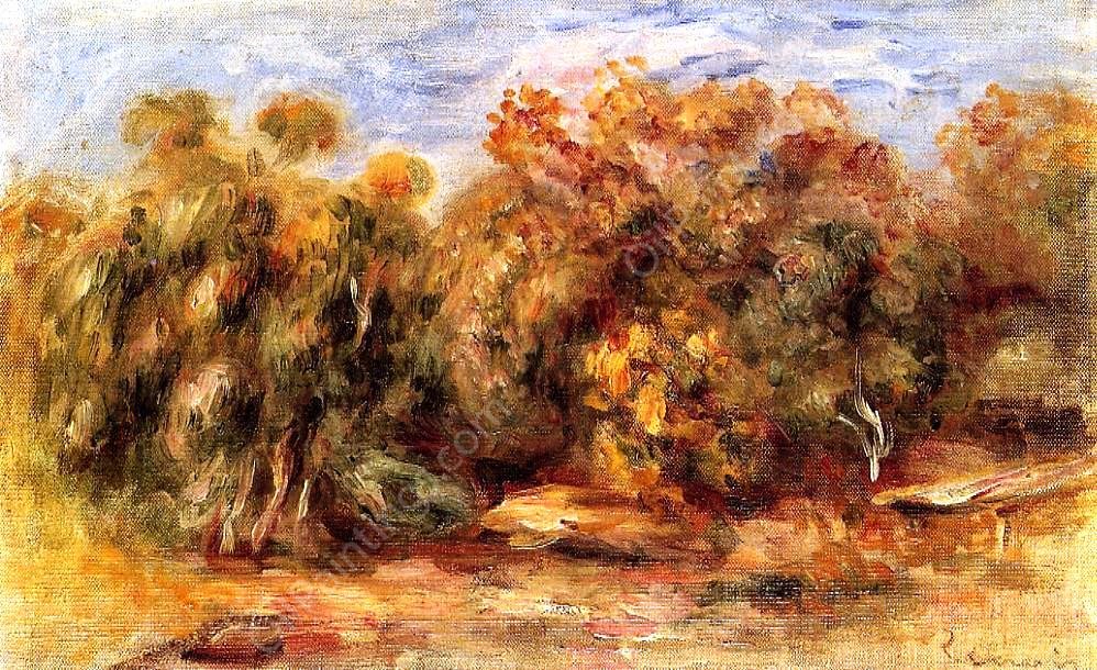 Landscape 31 by Pierre-Auguste Renoir - Hand-Painted Oil Painting Reproduction