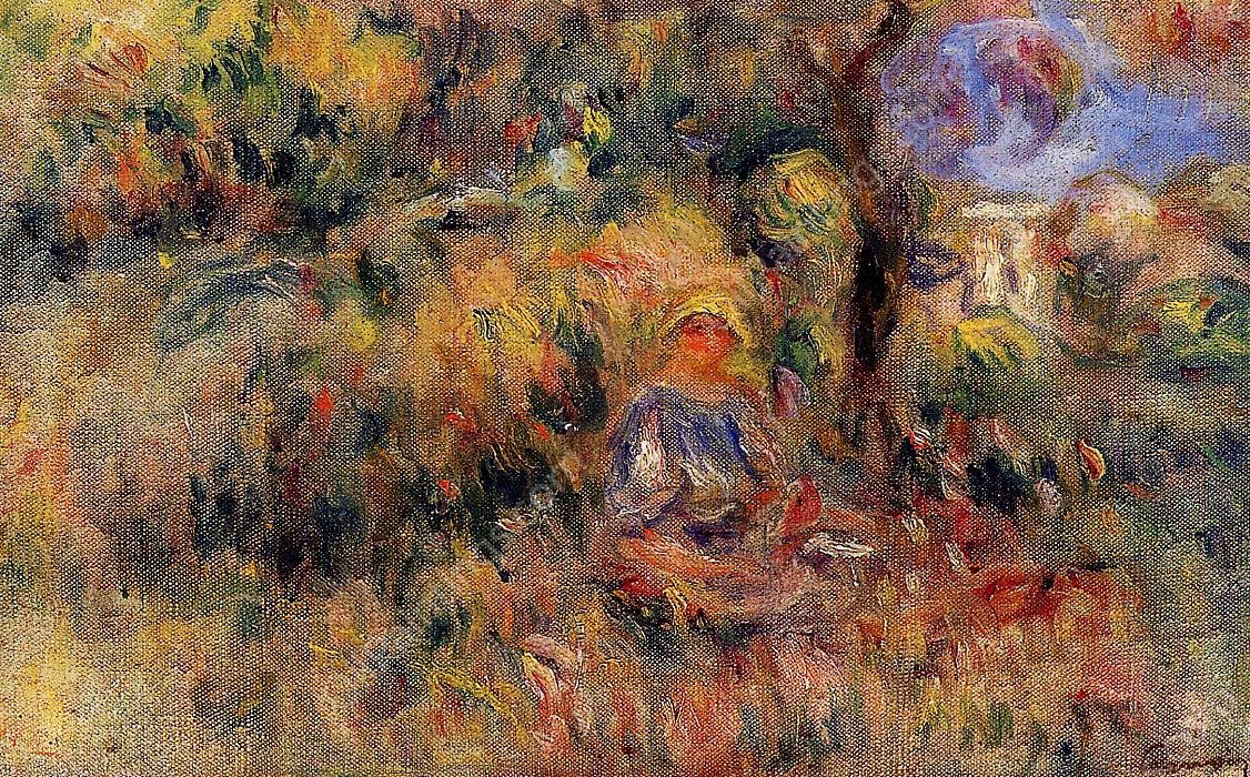 Landscape Sketch by Pierre-Auguste Renoir - Hand-Painted Oil Painting Reproduction
