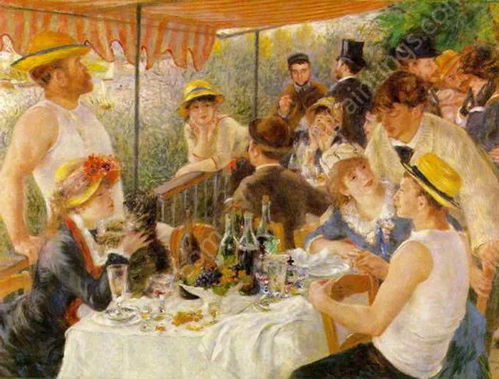 Luncheon of the Boating Party by Pierre-Auguste Renoir Oil