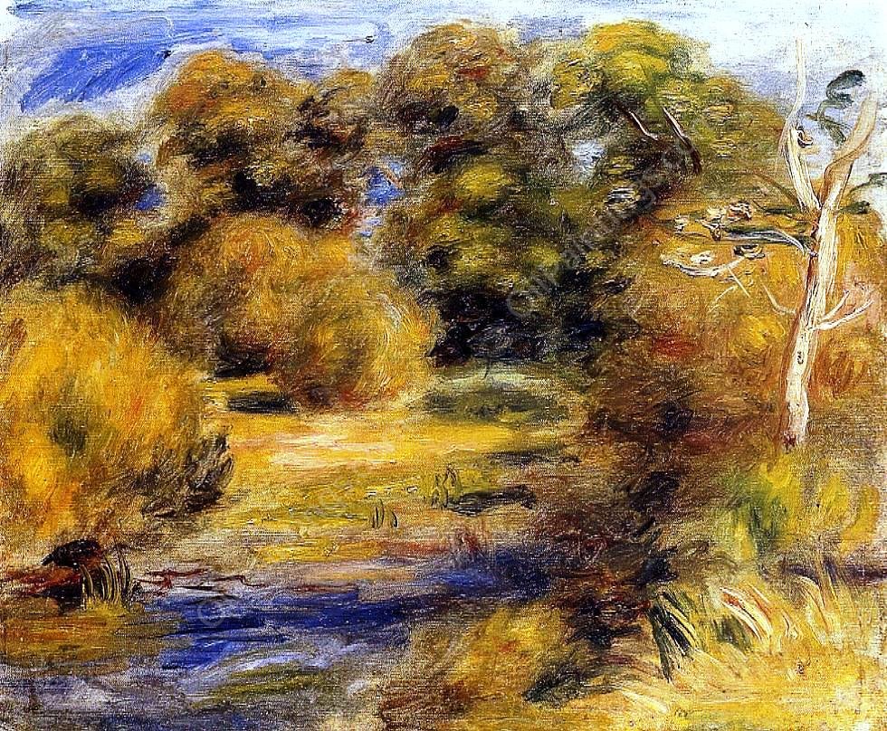 The Clearing by Pierre-Auguste Renoir - Hand-Painted Oil Painting Reproduction