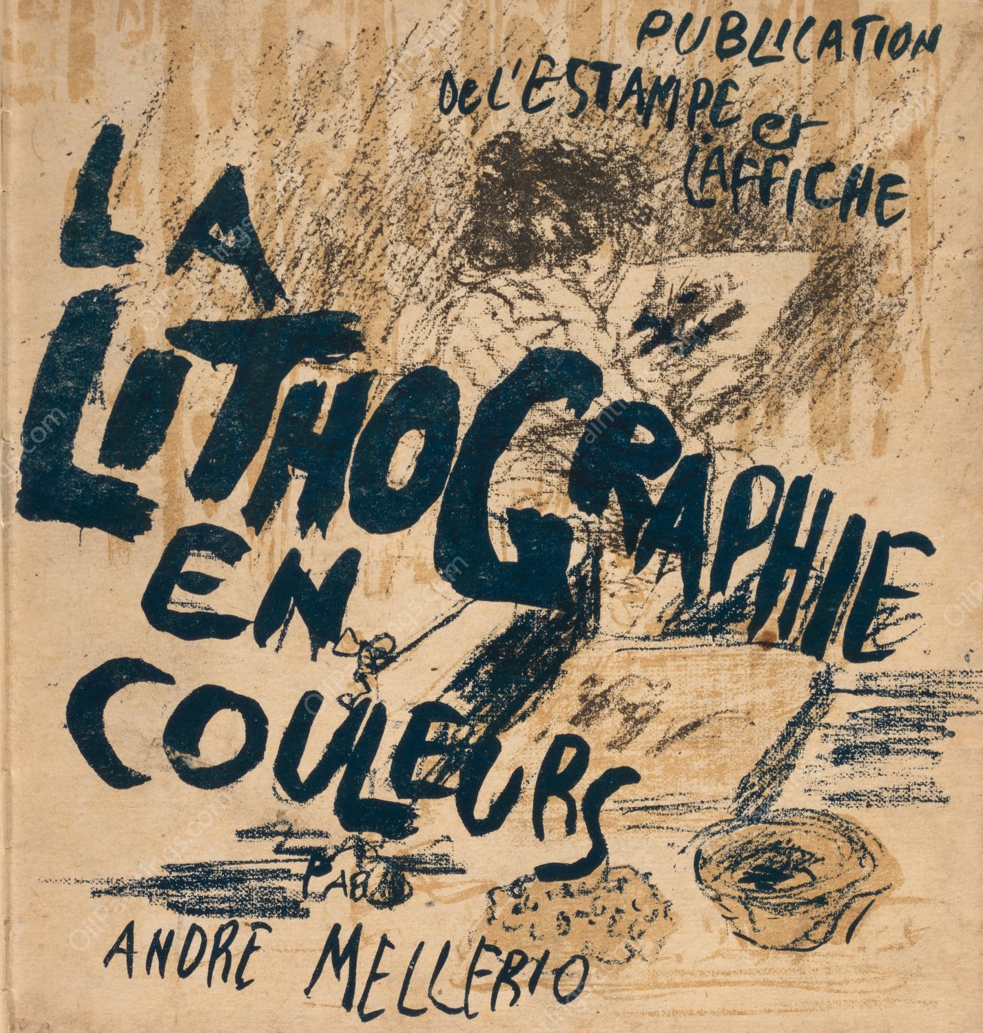 Andre Mellerio, La lithographie originale en couleurs  by Pierre Bonnard - Hand-Painted Oil Painting Reproduction