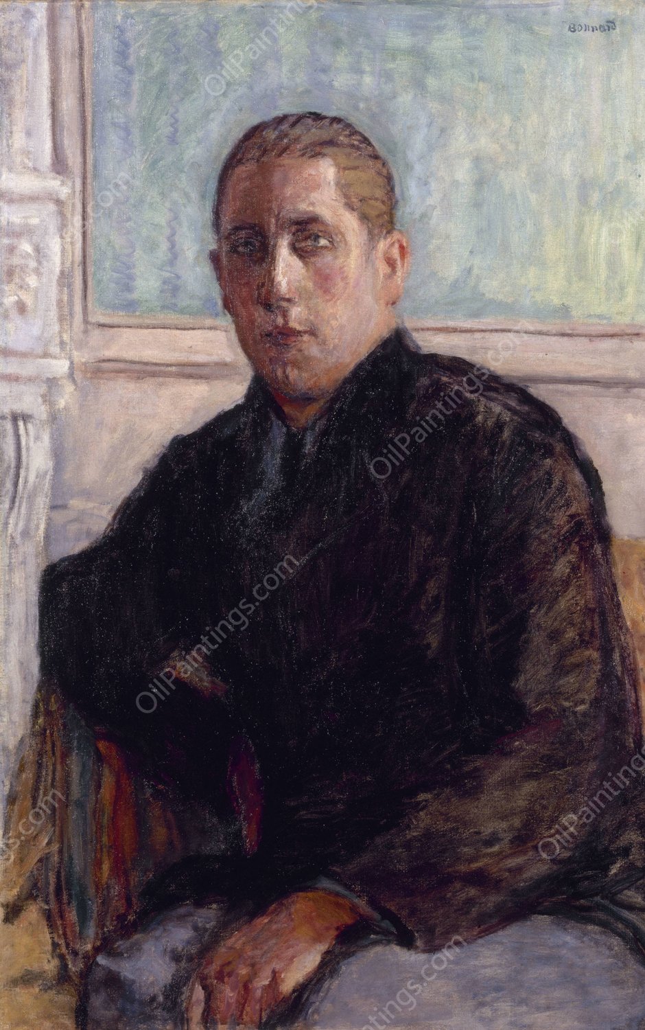 Portrait du docteur Maurice Girardin  by Pierre Bonnard - Hand-Painted Oil Painting Reproduction