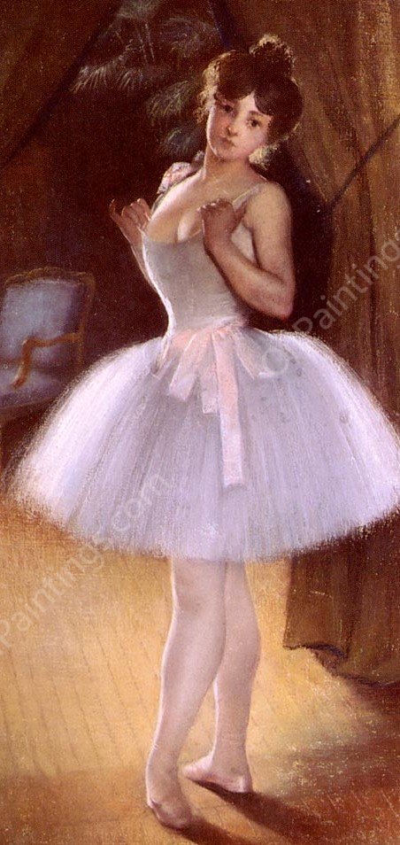 Danseuse by Pierre Carrier-Belleuse - Hand-Painted Oil Painting Reproduction