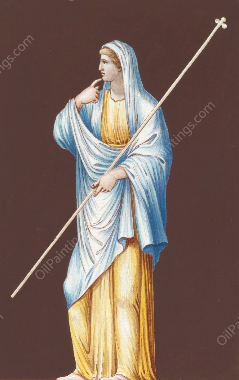 Alora, alla porte sinistra  by Pierre-Jean Mariette - Hand-Painted Oil Painting Reproduction