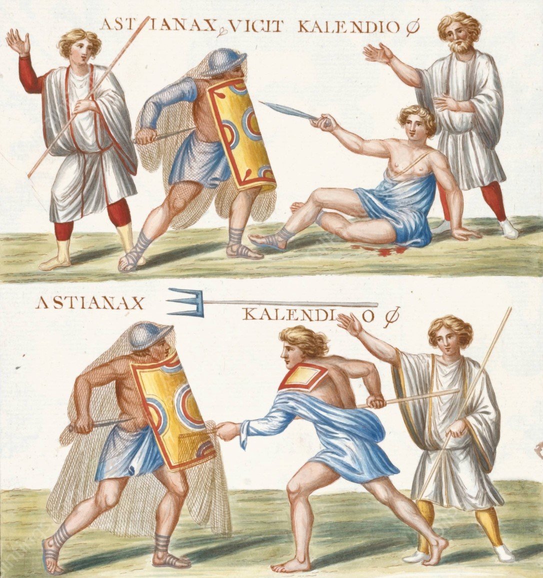 Alora copia di musaico, trovato nel'orto detto de carciofalo.  by Pierre-Jean Mariette - Hand-Painted Oil Painting Reproduction