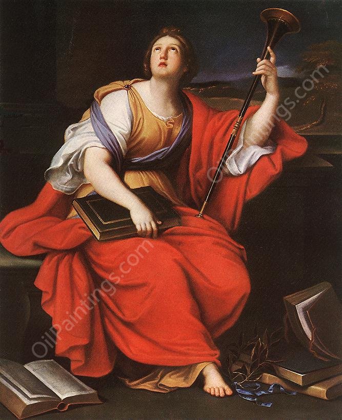 Clio by Pierre Mignard - Hand-Painted Oil Painting Reproduction