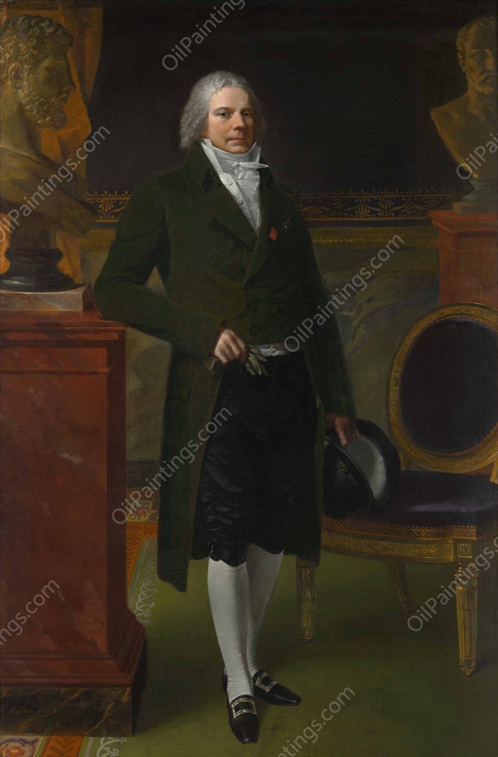 Charles Maurice de Talleyrand Perigord  by Pierre-Paul Prud'Hon - Hand-Painted Oil Painting Reproduction