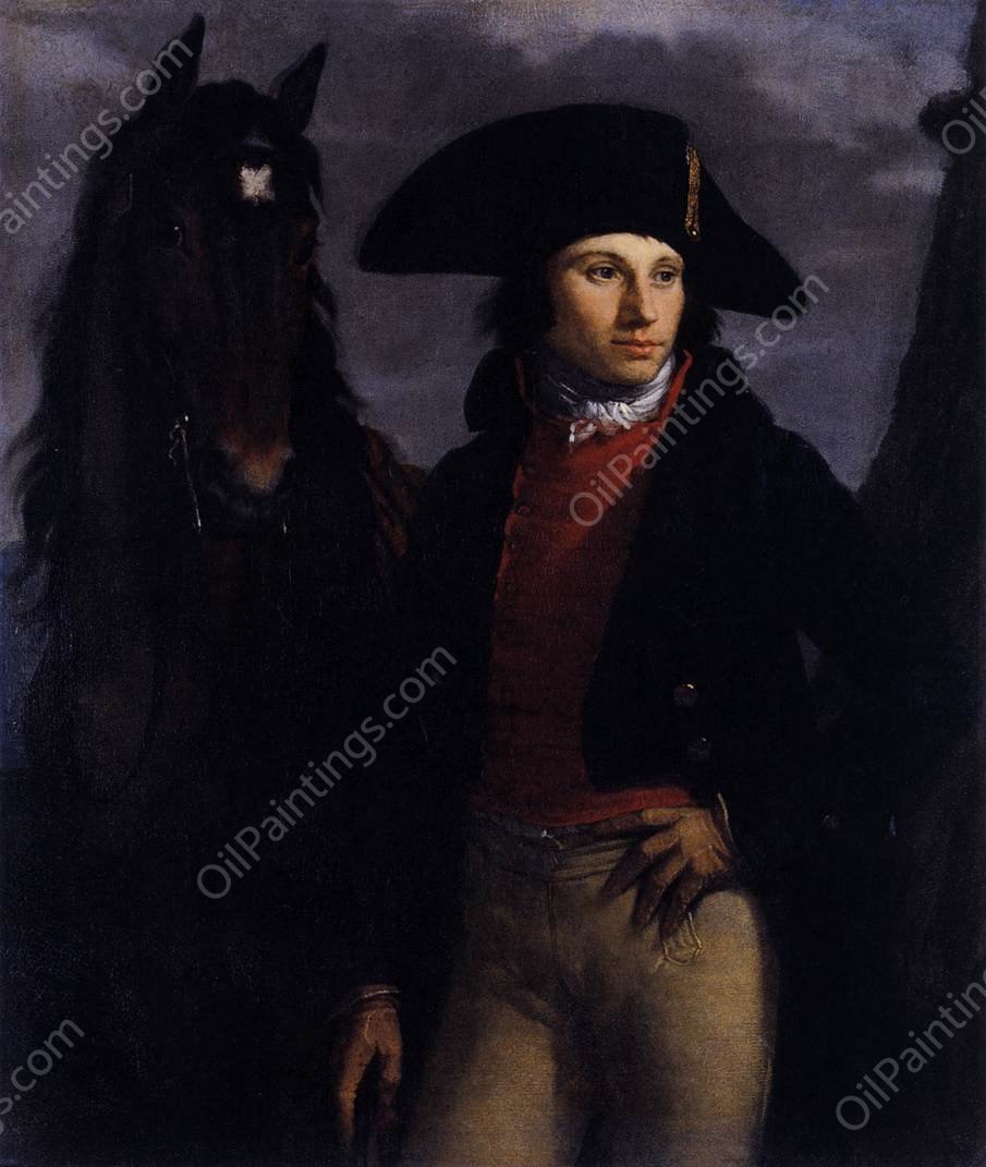 Portrait of Georges Anthony by Pierre-Paul Prud Hon - Hand-Painted Oil Painting Reproduction