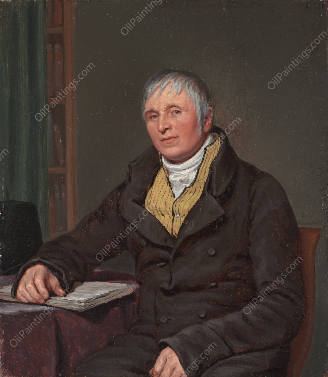 Charles Thompson  by Pieter Christoffel Wonder - Hand-Painted Oil Painting Reproduction
