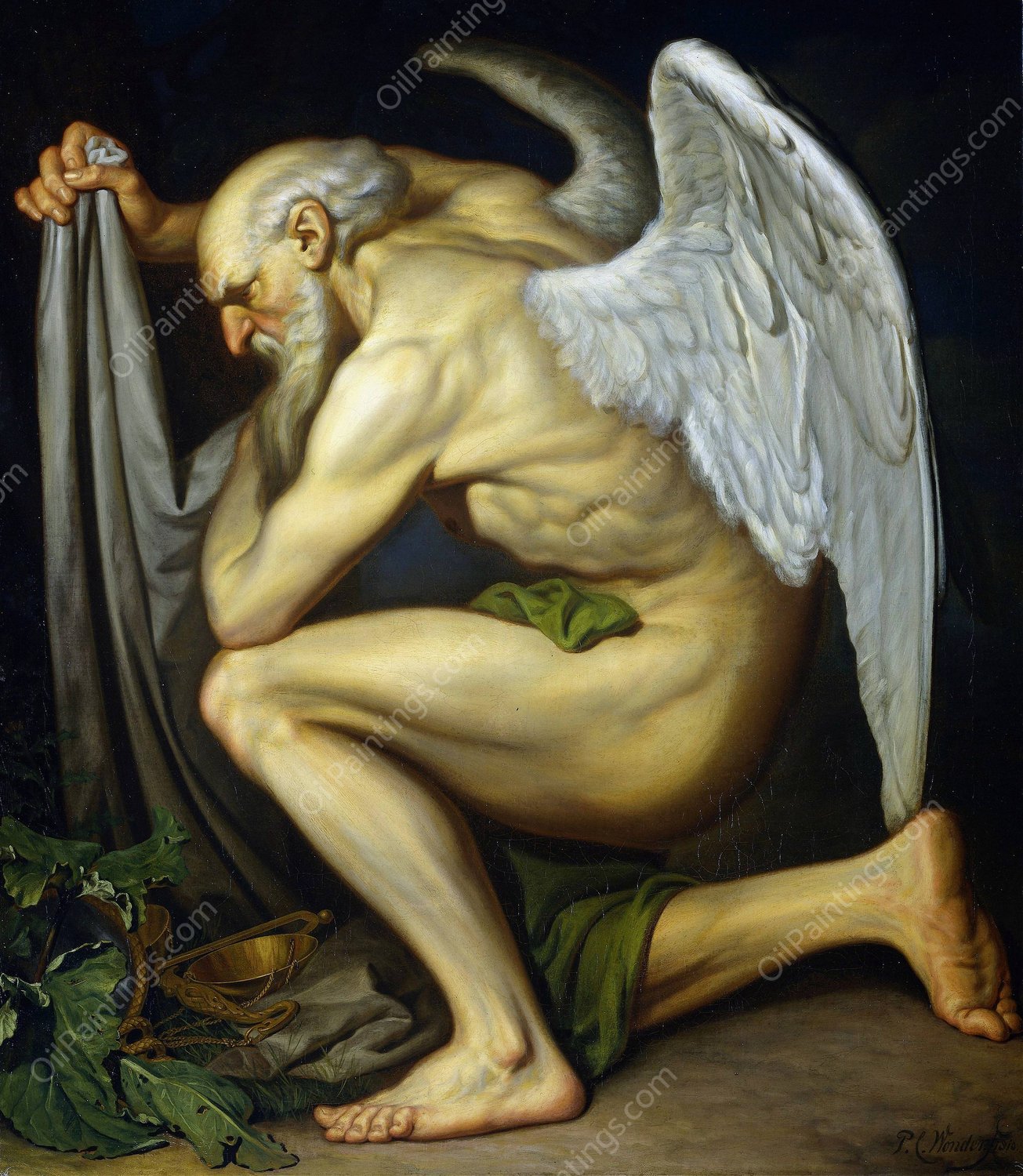 Time  by Pieter Christoffel Wonder - Hand-Painted Oil Painting Reproduction