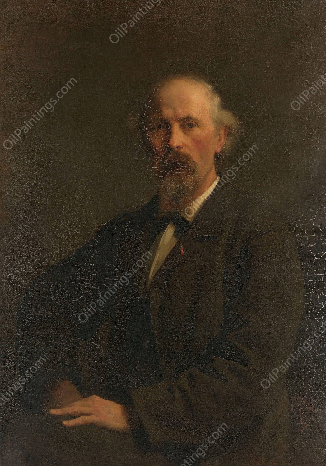 Portret van Pieter Stortenbeker  by Pieter Josselin De Jong - Hand-Painted Oil Painting Reproduction