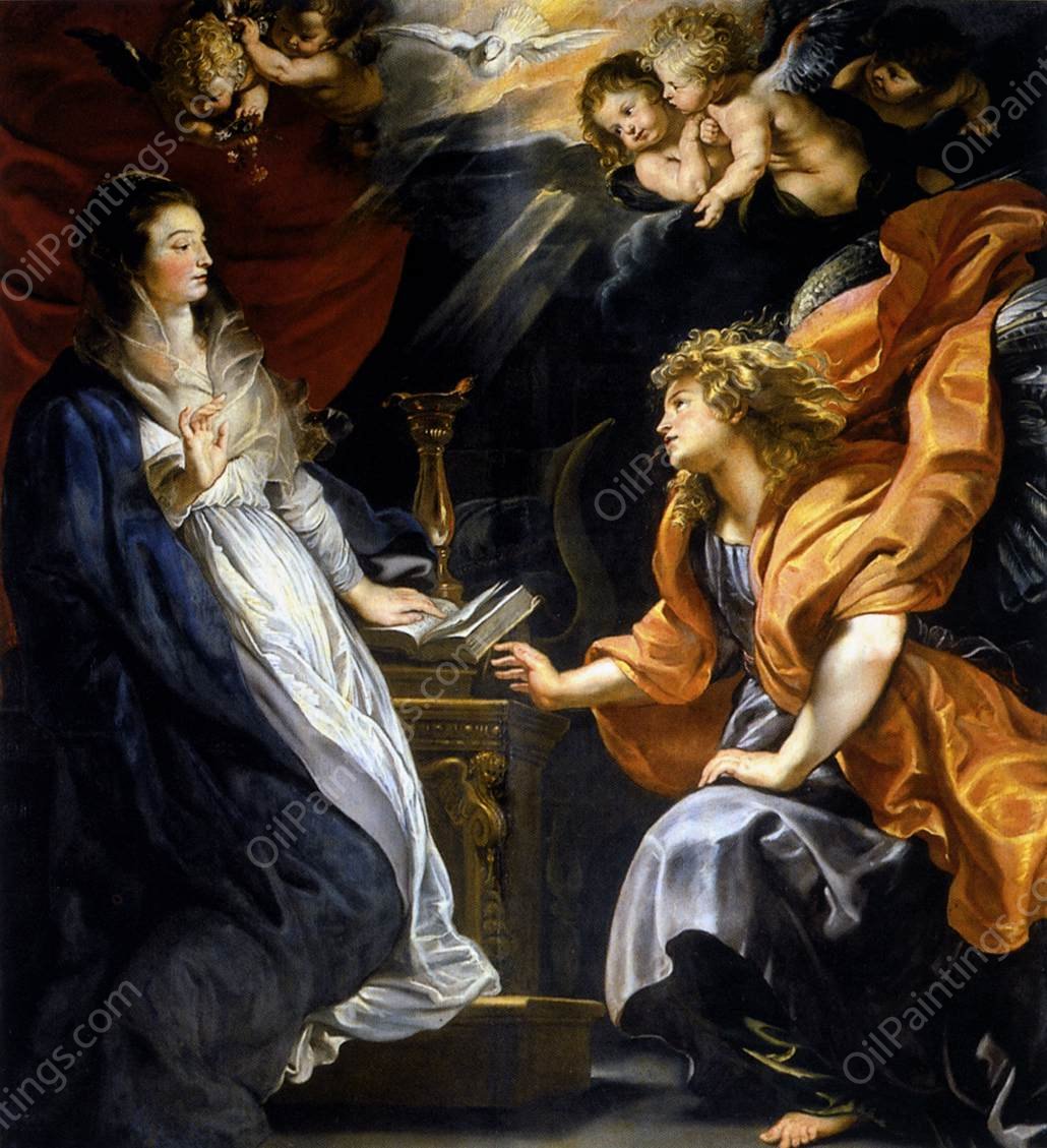 Annunciation by Peter Paul Rubens - Hand-Painted Oil Painting Reproduction