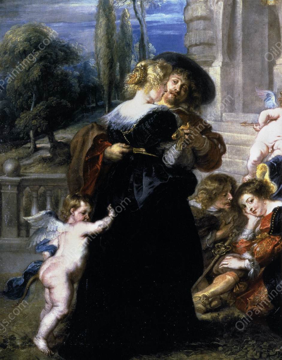 Garden of Love Detail by Peter Paul Rubens - Hand-Painted Oil Painting Reproduction