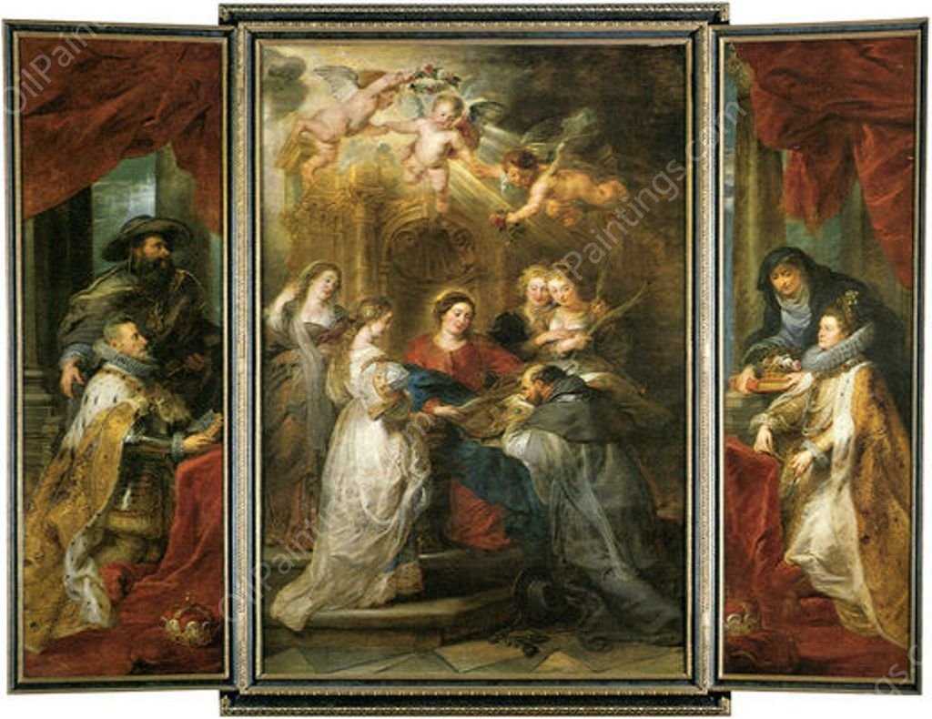 Ildefonso Altar by Peter Paul Rubens - Hand-Painted Oil Painting Reproduction