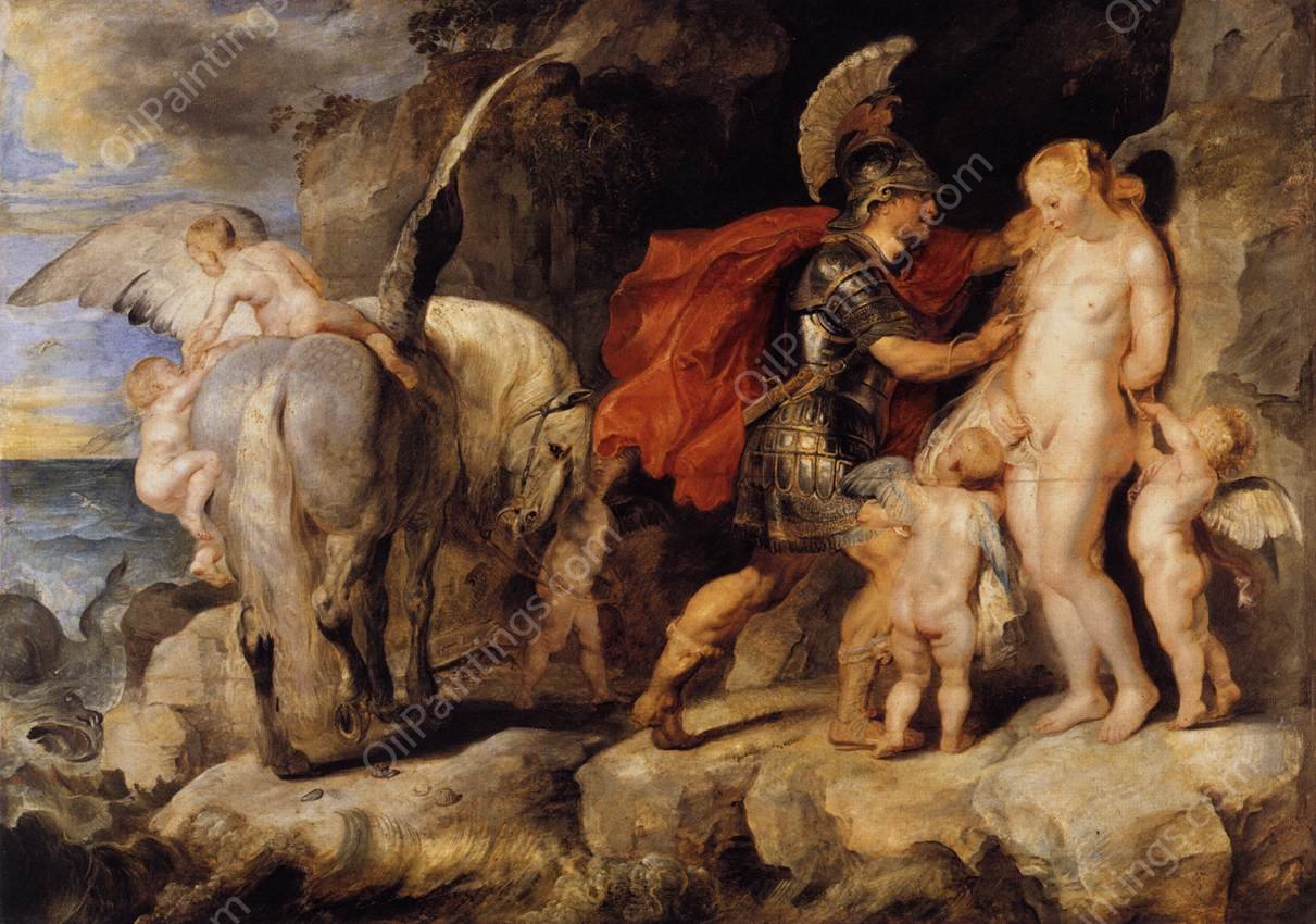 Perseus Freeing Andromeda by Peter Paul Rubens - Hand-Painted Oil Painting Reproduction