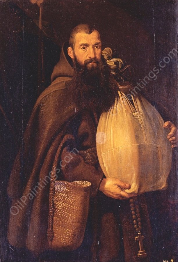 Saint Felix Of Cantalice by Peter Paul Rubens - Hand-Painted Oil Painting Reproduction
