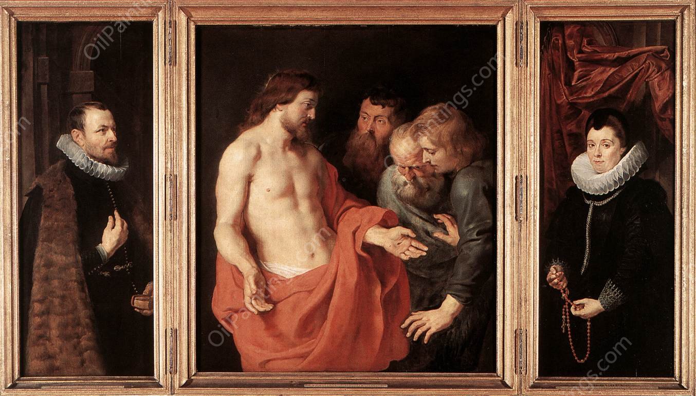 The Incredulity of St Thomas by Peter Paul Rubens - Hand-Painted Oil Painting Reproduction