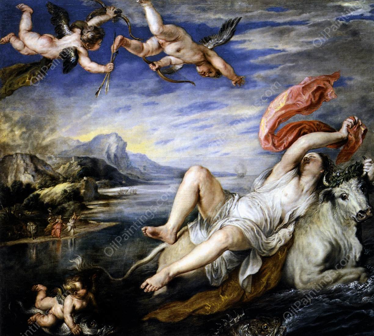The Rape of Europa by Peter Paul Rubens - Hand-Painted Oil Painting Reproduction