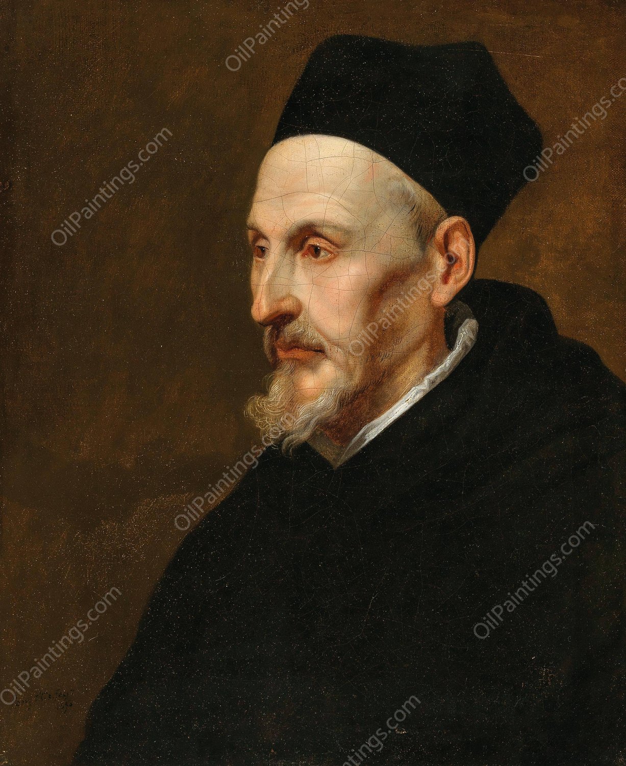 Portrait of Antonius Triest  by Pieter Thijs - Hand-Painted Oil Painting Reproduction