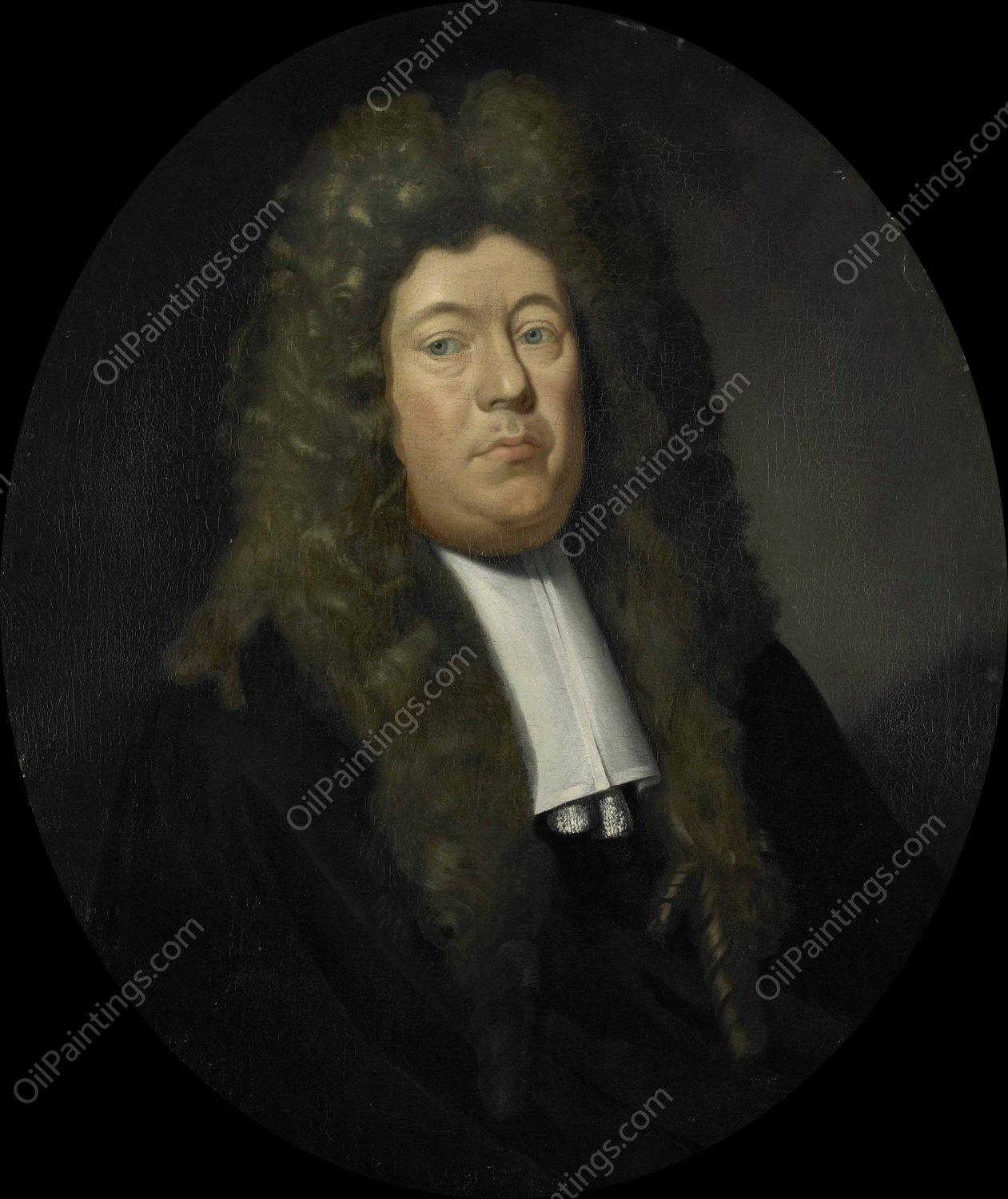 Portrait of Adriaen Paets, Director of the Rotterdam Chamber of the Dutch East India Company, elected 1668  by Pieter Van Der Werff - Hand-Painted Oil Painting Reproduction