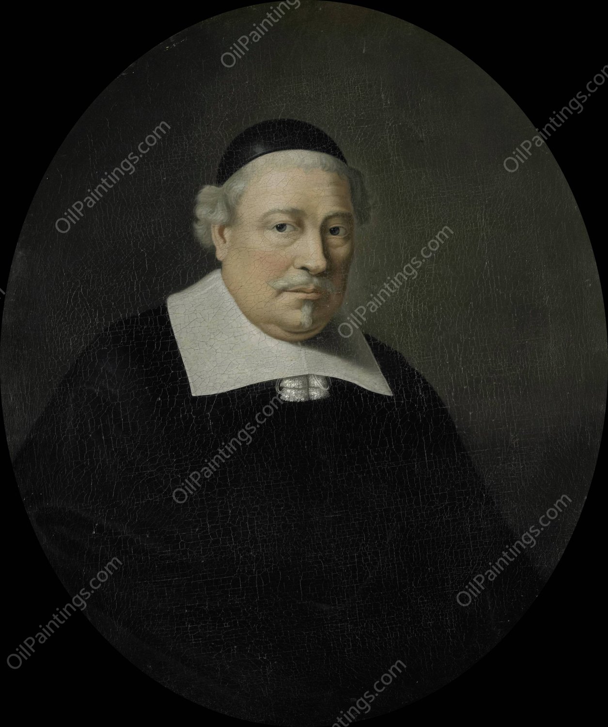 Portrait of Cornelis de Koningh, Director of the Rotterdam Chamber of the Dutch East India Company, elected 1649  by Pieter Van Der Werff - Hand-Painted Oil Painting Reproduction
