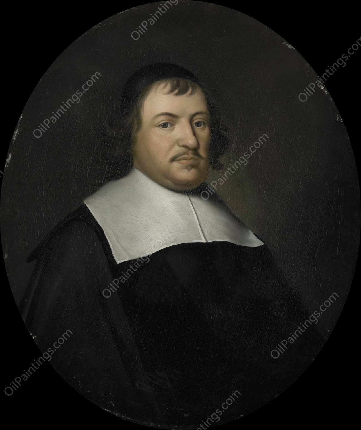 Portrait of Cornelis van den Bergh, Director of the Rotterdam Chamber of the Dutch East India Company, elected 1659  by Pieter Van Der Werff - Hand-Painted Oil Painting Reproduction